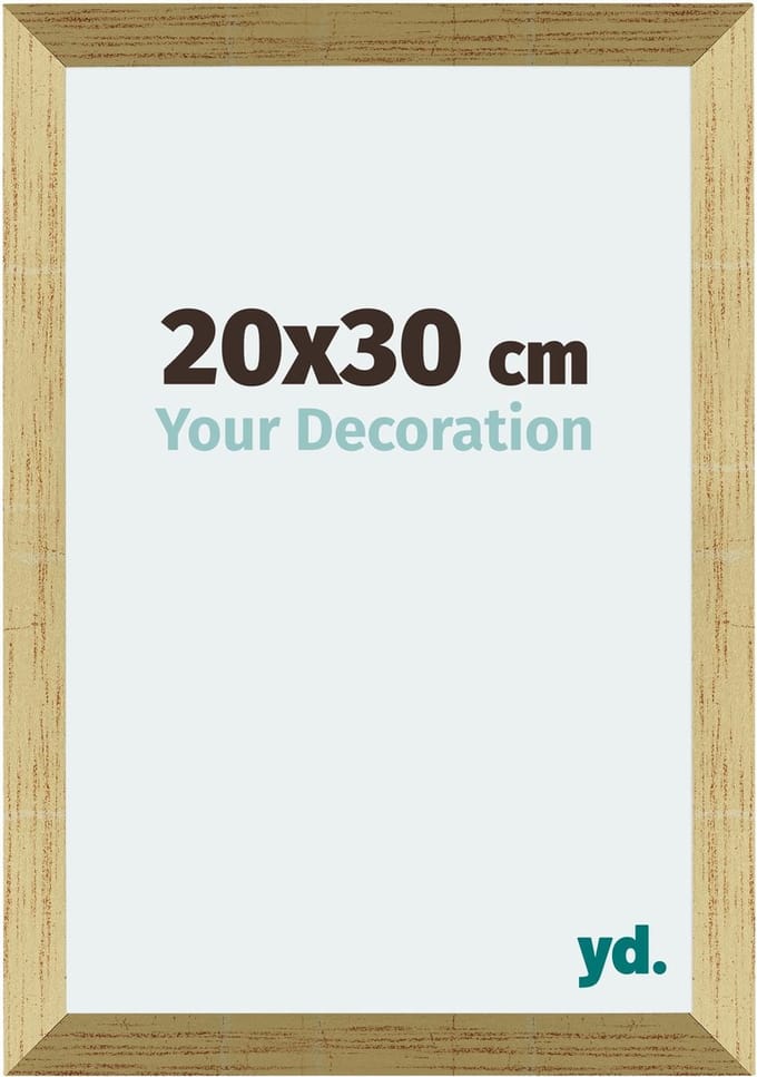 Your Decoration - Fotolijst 20x30 cm - MDF - Goud Glans - Mura