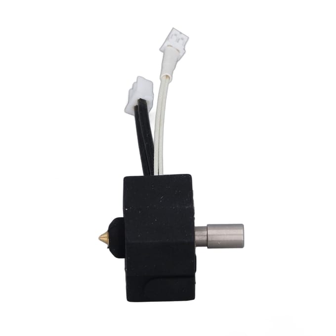 Extruder Hotend Verwarmingblok Set Messing Mondstuk 3D Printer Geassembleerde Extruder Hotend Kit voor CREALITY white