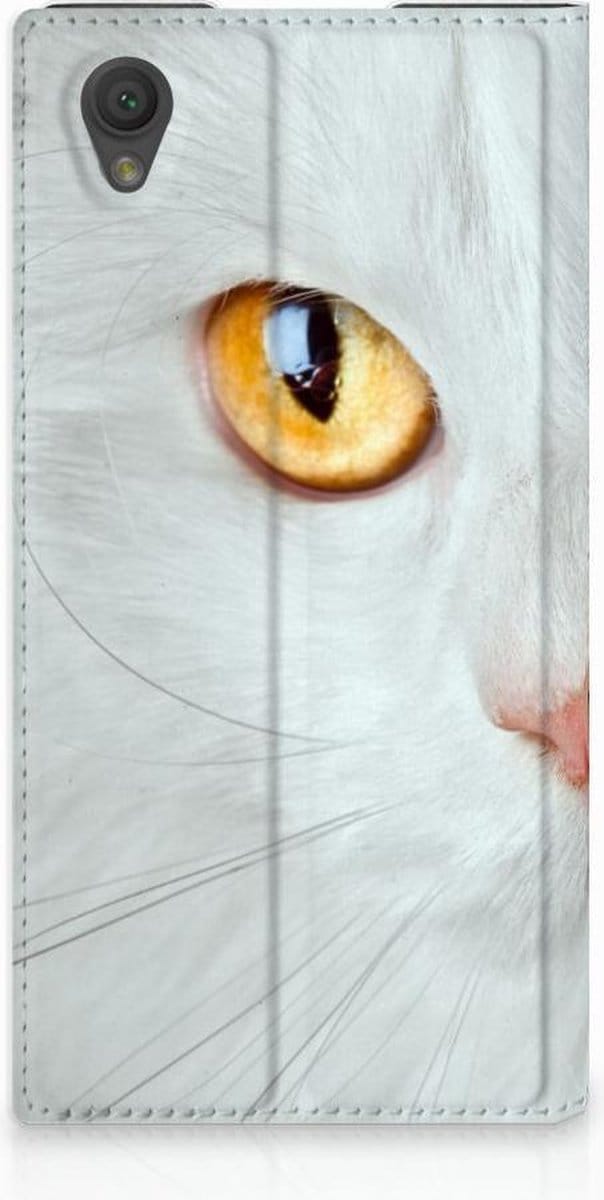 Sony Xperia L1 Hoesje maken Witte Kat