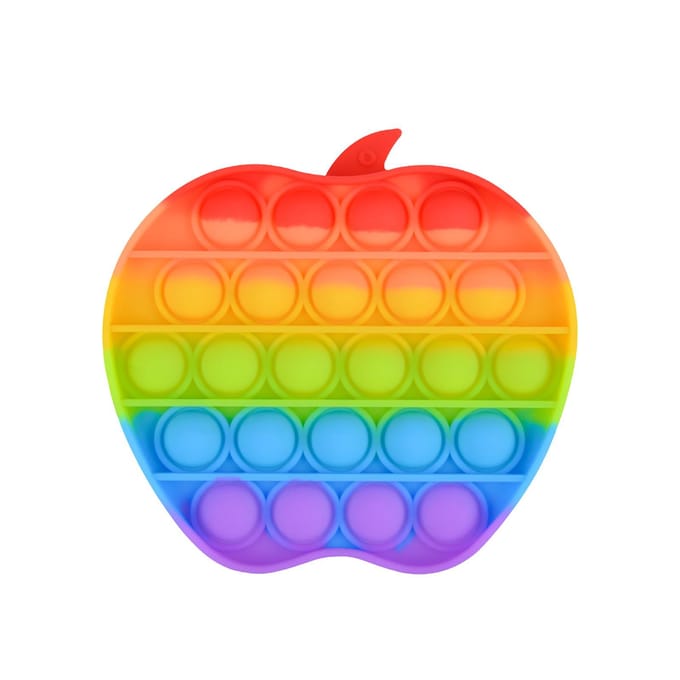 Fidget Speelgoed Regenboog Vlinder Push Bubble Fidget Sensorisch Speelgoed Voor Ouder-Kind Tijd Interactief Spel Speelgoed