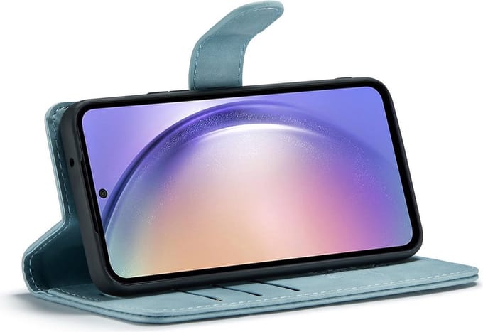 Google Pixel 8 Pro Bookcase hoesje - CaseMe - Effen Aqua - Kunstleer