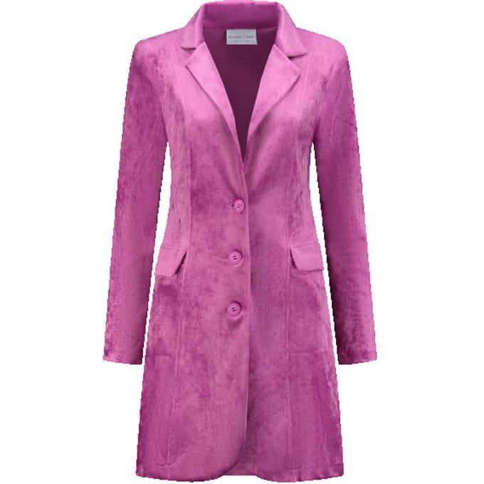 Helena Hart Velours 7423 lang uni cyclaam