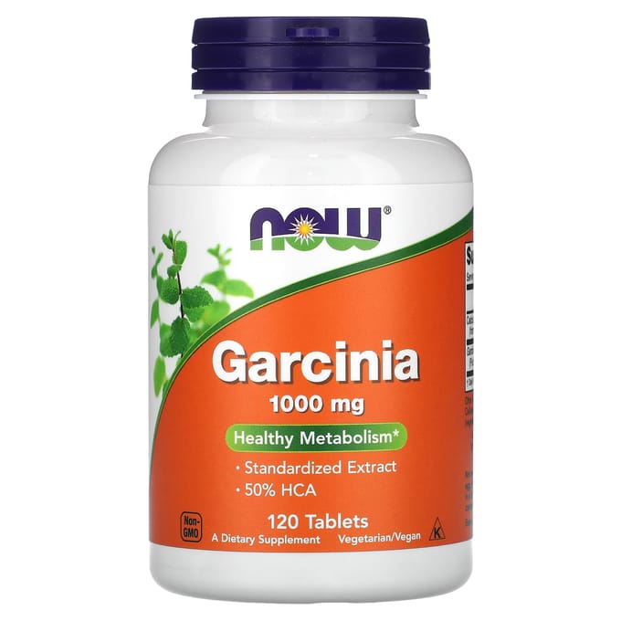 NOW Foods, Garcinia, 1.000 mg, 120 tabletten