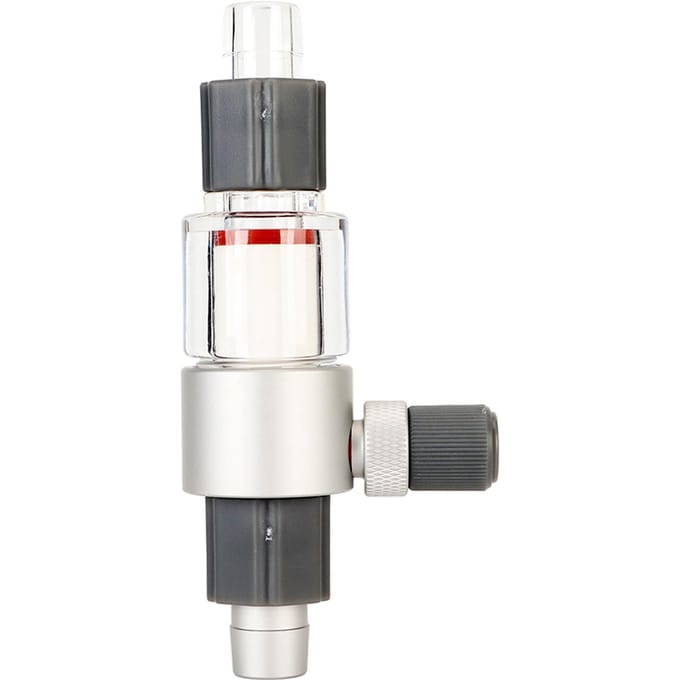 CO2 Verstuiver Buitentank Fijne Bubbels Kooldioxide Diffuser met Moeren Vergrendelsysteem voor Aquarium gray