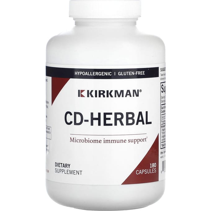 Kirkman Labs, CD-Herb, 180 Capsules