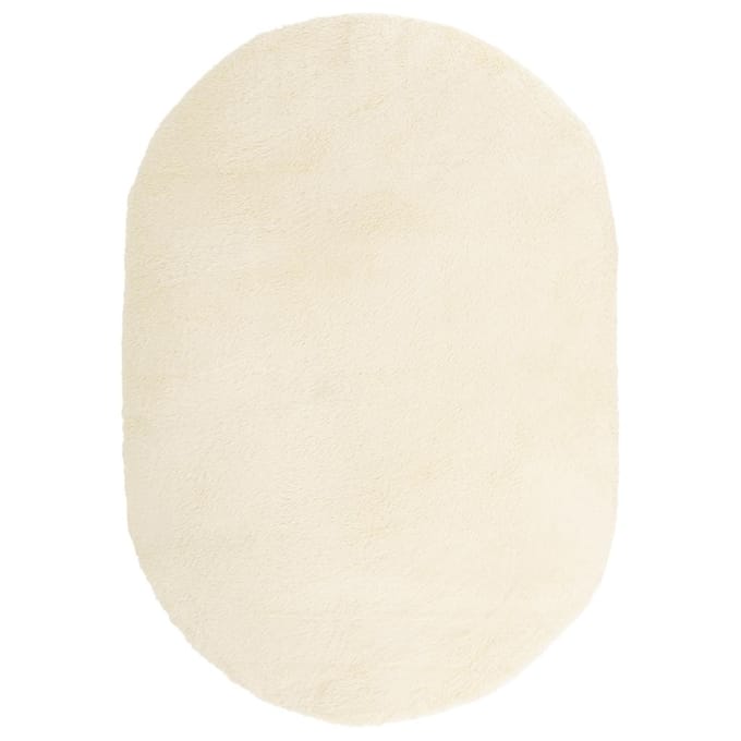 vidaXL - Hoogpolig - vloerkleed - NAVARRA - 300x200 - cm - polyester - crèmekleurig