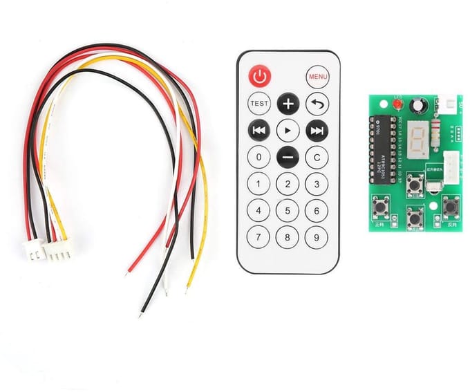 Motor Driver Module - DC Stappenmotor Controller - Precisie Bewegingscontrole - Instelbare Snelheid Afstandsbediening