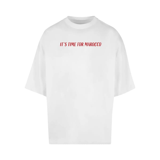 T-shirt Merchcode It´s Time For Marocco Huge