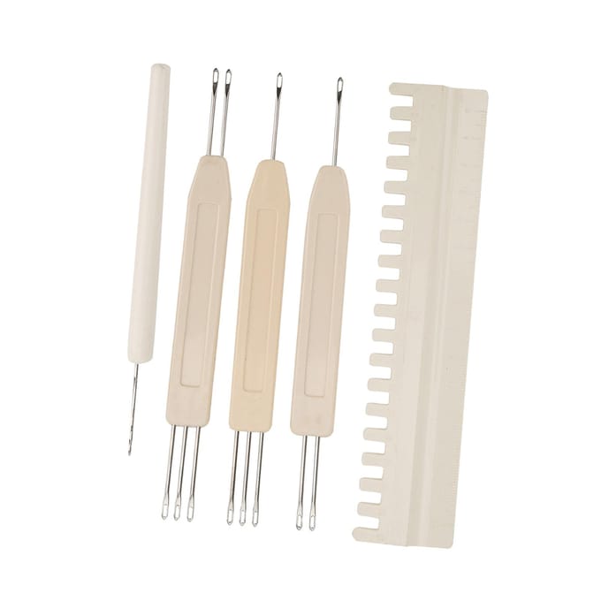 Overdrachtstool Naaldduwer Haaknaald Naaihulpmiddelen voor Breimachine KH581 KH811 KH821 wit