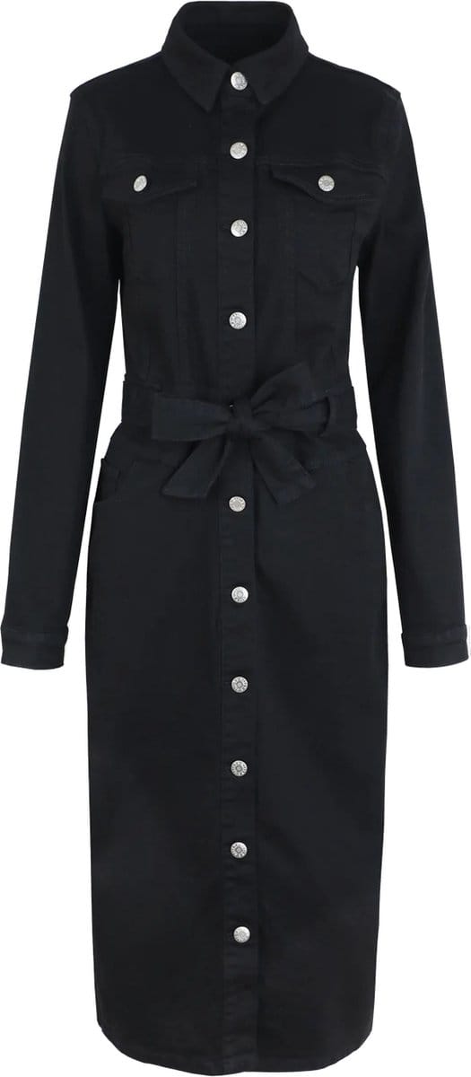 Erina Denim jurk 24WNG03 Black