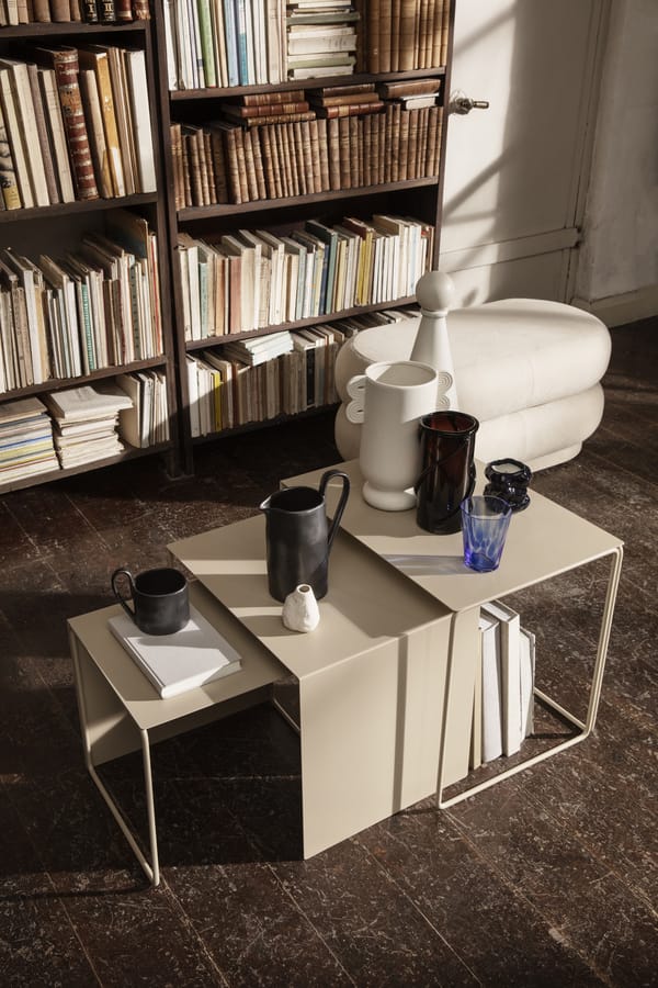 Ferm Living Clustertafels set van 3 - cashmere