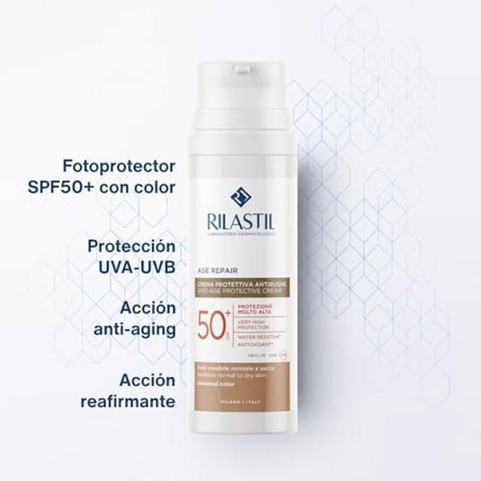 Crème - RILASTIL - Age Repair - 50ml - Gemengd - Crèmetextuur - Anti-veroudering