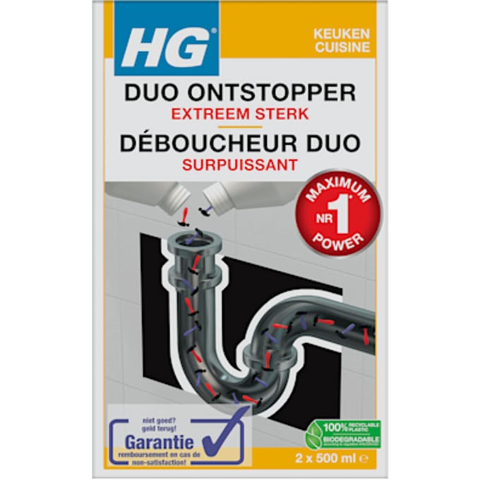 Hg duo ontstopper extreem sterk 1 l