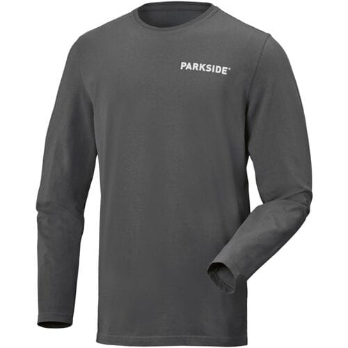 PARKSIDE Heren longsleeve, Fan Edition (Grijs, M)