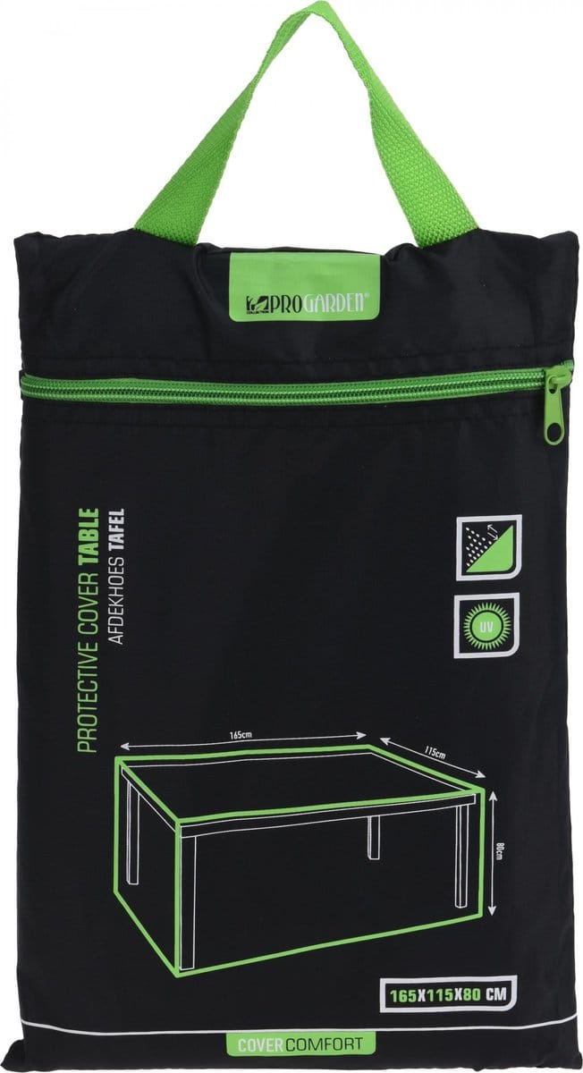 ProGarden Tuintafelhoes 165x115x80 cm zwart