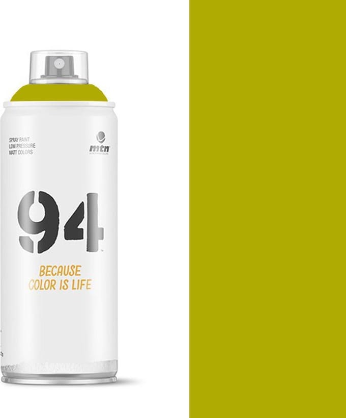 MTN94 Oregano Green spuitverf - 400ml lage druk en matte afwerking