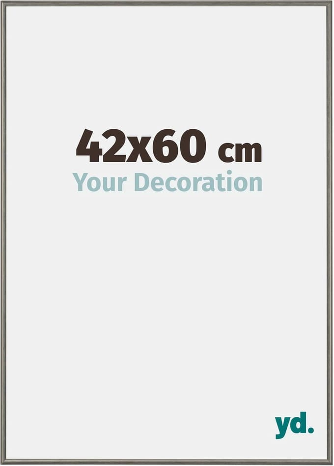 Your Decoration - Fotolijst 42x60 cm - Aluminium - Mercury Structuur - New York