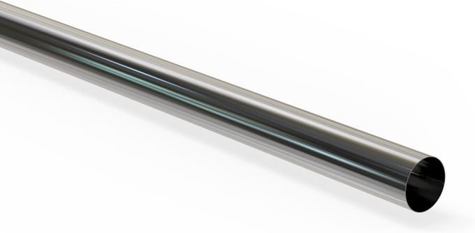 Universele Uitlaatpijp 100 cm 54 mm Diameter voor Auto en Vrachtwagen