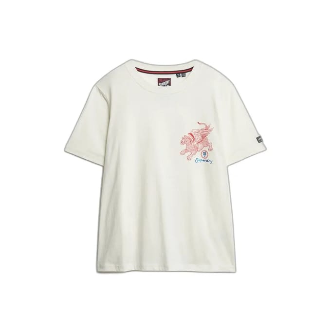 Casual T-shirt voor dames Superdry Tokyo Narrative