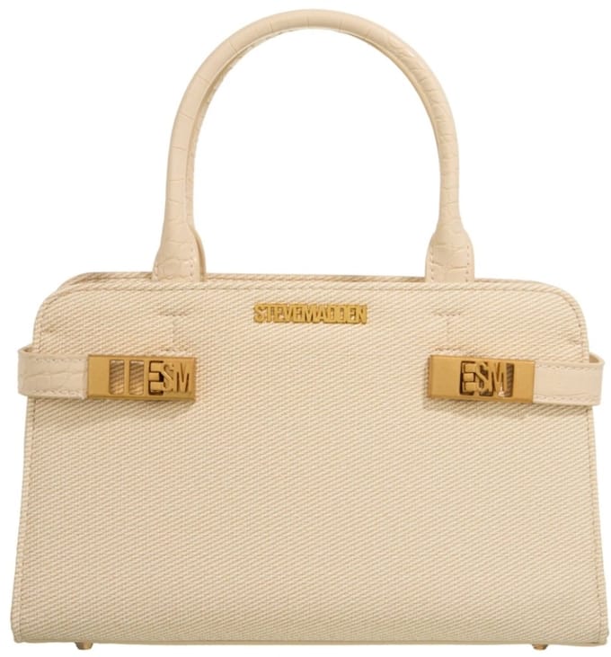 Steve Madden Blorens Bone/ Gold Tote