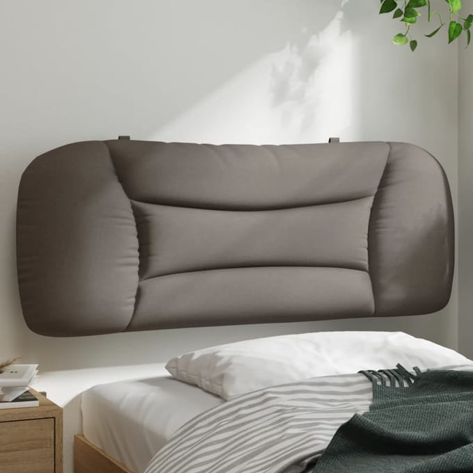 vidaXL - Hoofdbordkussen - "Hvar" - 100 - cm - stof - taupe