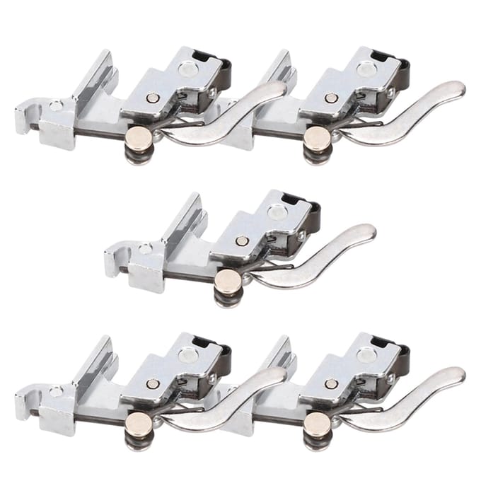 Naaivoetadapter Vervanging Multifunctionele Voetbeugel voor Naaimachine met Lage Schacht white