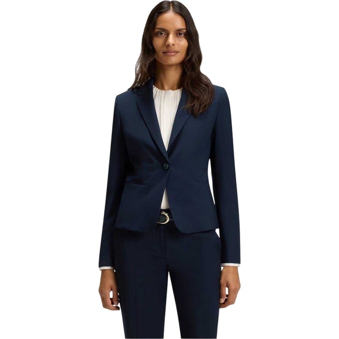 Boss Jarua formele blazer voor dames (Donkerblauw)