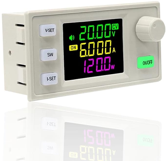 Instelbare buckboost-converter 120W 6A - DC6-36V spanningregelaar voor zonne-laadmodules