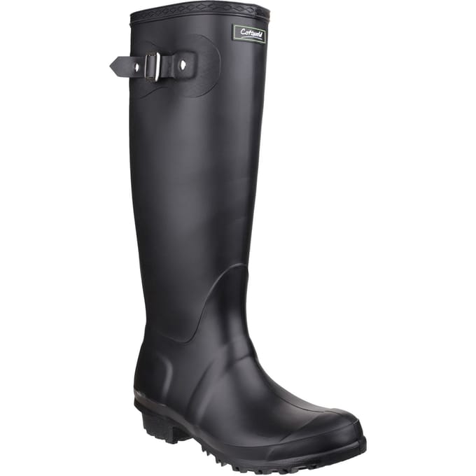 Cotswold Unisex Sandringham Wellington Boots (Zwart)