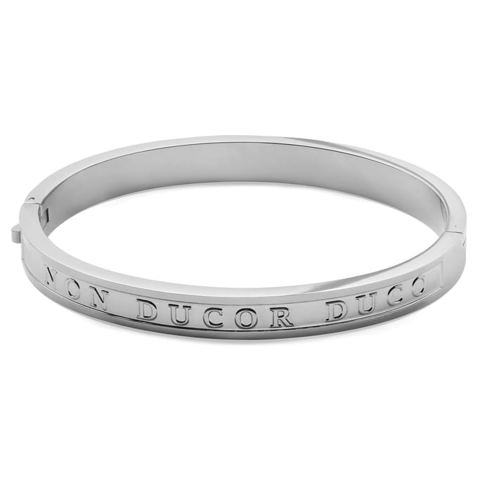 Arie Zilverkleurige Duco Bangle-armband