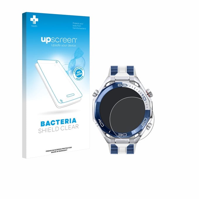 upscreen - Screenprotector voor Huawei Watch Ultimate 2 Blue - Folie Beschermfolie transparant antibacterieel