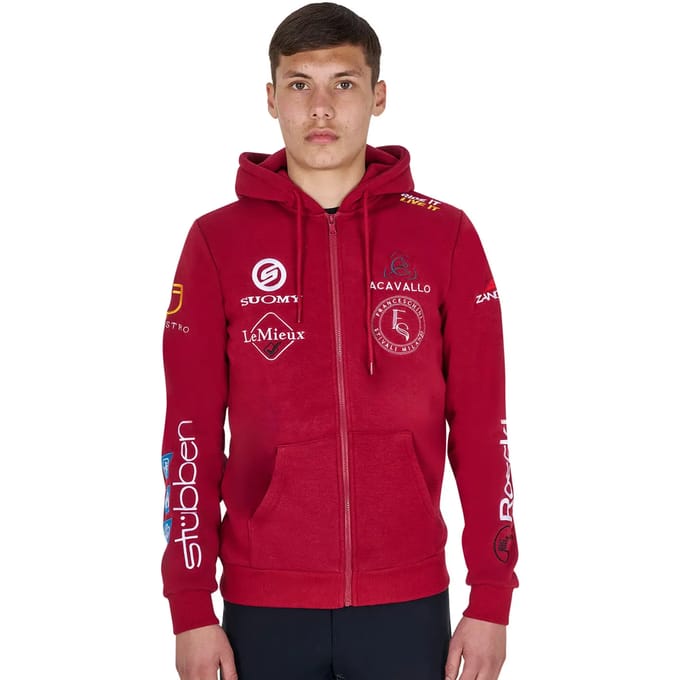 Multilogo hoodie Equestro