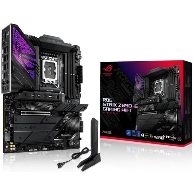ASUS ROG STRIX Z890.E GAMING WIFI - Moederbord - Intel Z890 - ATX - Compatible met Intel Core Ultra Processoren - LGA 1851 Socket