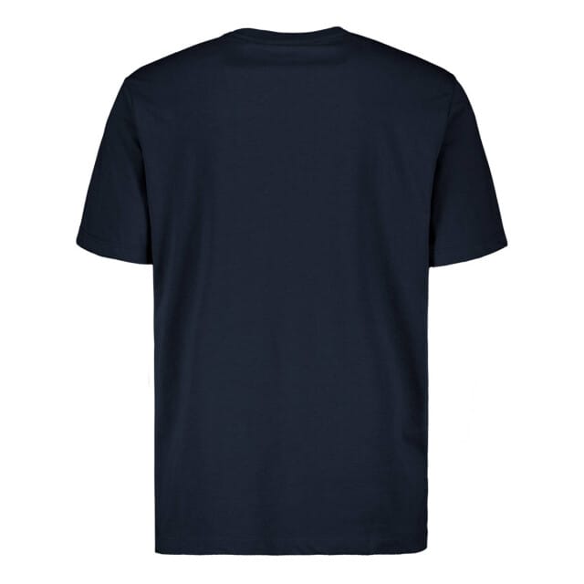 Basic T-shirt Heren Dark Navy Blue/White M