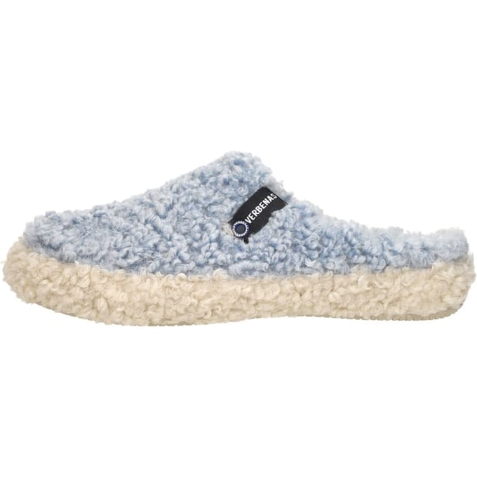 Verbenas Yuma Curly Pantoffels Open - licht blauw - Maat 36