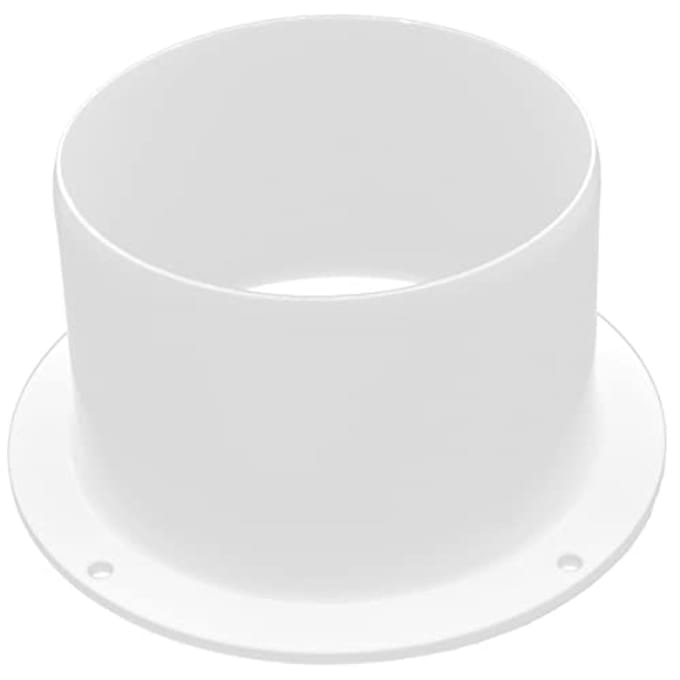 Wandflens 100 mm voor ventilatiekanaal PVC - HVAC luchtsysteem