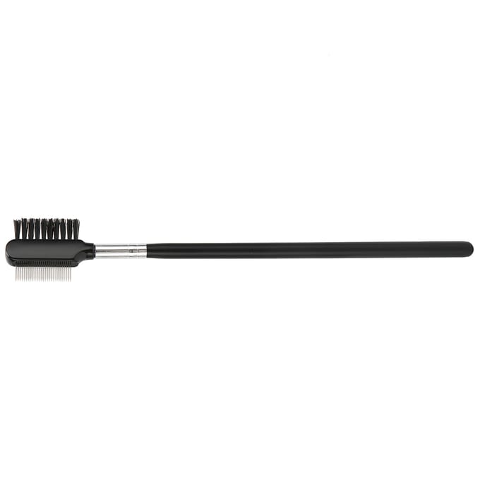 Acier Inoxydable Sourcils Cils Double Usage Brosse Aiguille Peigne à Sourcils Outil de Maquillage black