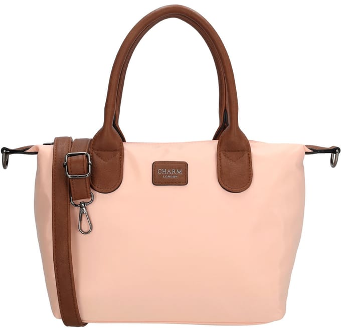 Charm London Buckingham Handtas Crossbody Schoudertas Medium - Lichtroze