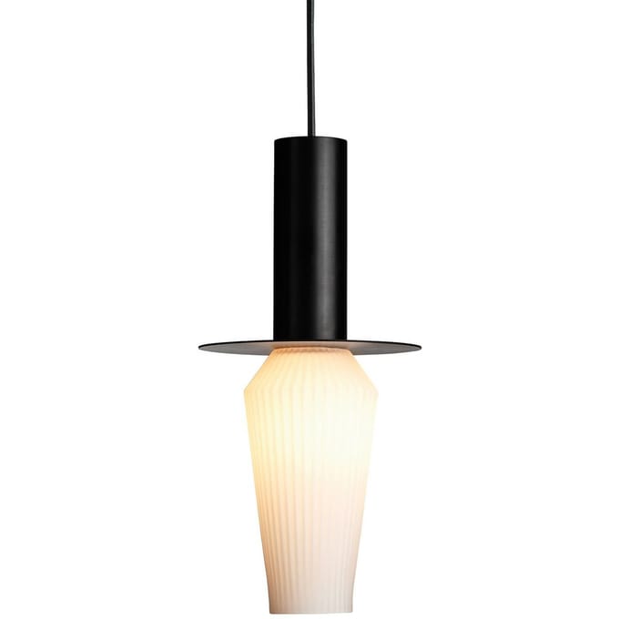 DESIGN BY US Harakiri hanglamp, zwart/opaal