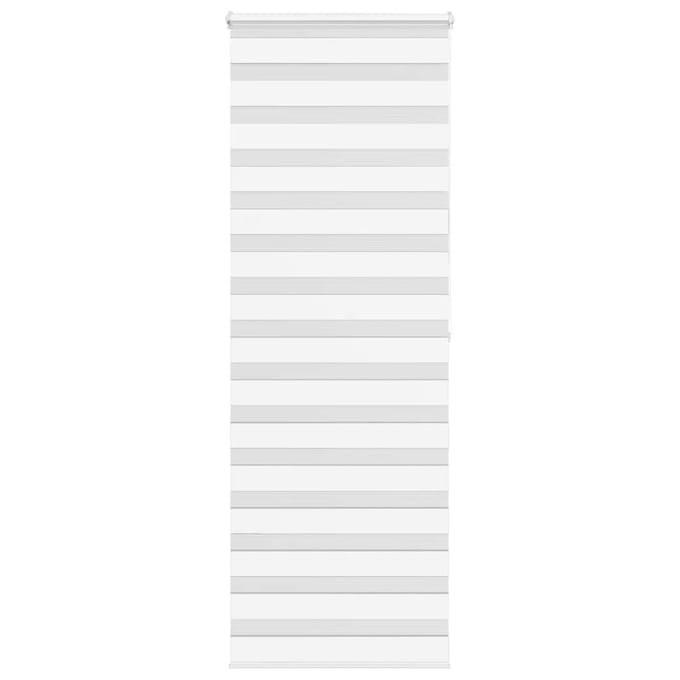 vidaXL - Zebra - rolgordijn - 90x200 - cm - stofbreedte - 85,9 - cm - polyester - wit