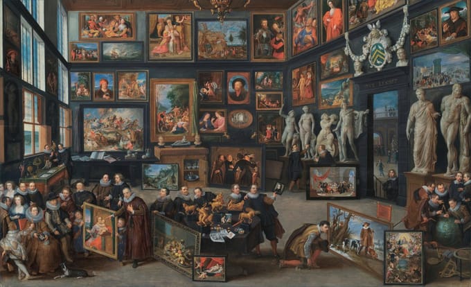 Puzzelman legpuzzel kunst Willem van Haecht Rubenshuis 1000 stukjes.