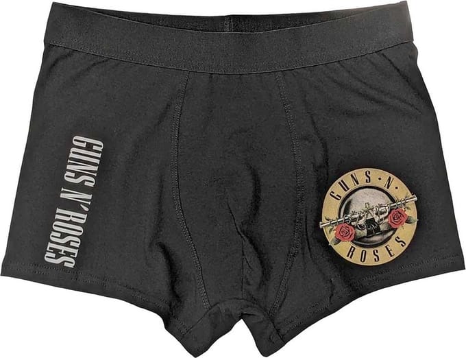 Guns N' Roses - Classic Logo Boxershorts - L - Zwart