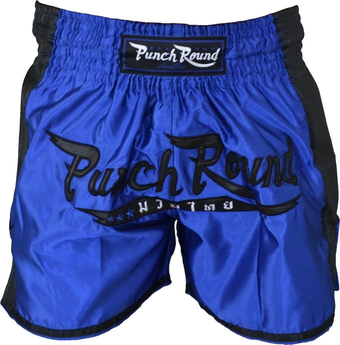 Punch Round™ FTX Muay Thai Short Blauw Zwart - M - Jeans Maat 32