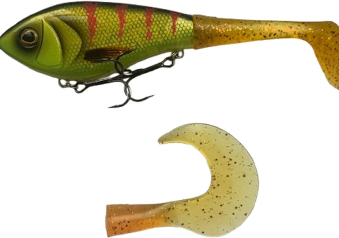 Westin Limited Edition Swim Tail Suspending 3D UV Copper Perch (12 cm)