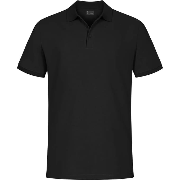 Herenpolo 'Promodoro' met korte mouwen Charcoal - L