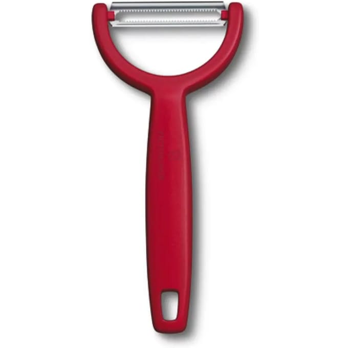 Ypso horizontale dunschiller met gekarteld mes, lengte 145 mm - rood