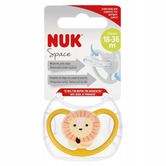 NUK Lieve Leeve Speen - Clion - 18-36 Maande