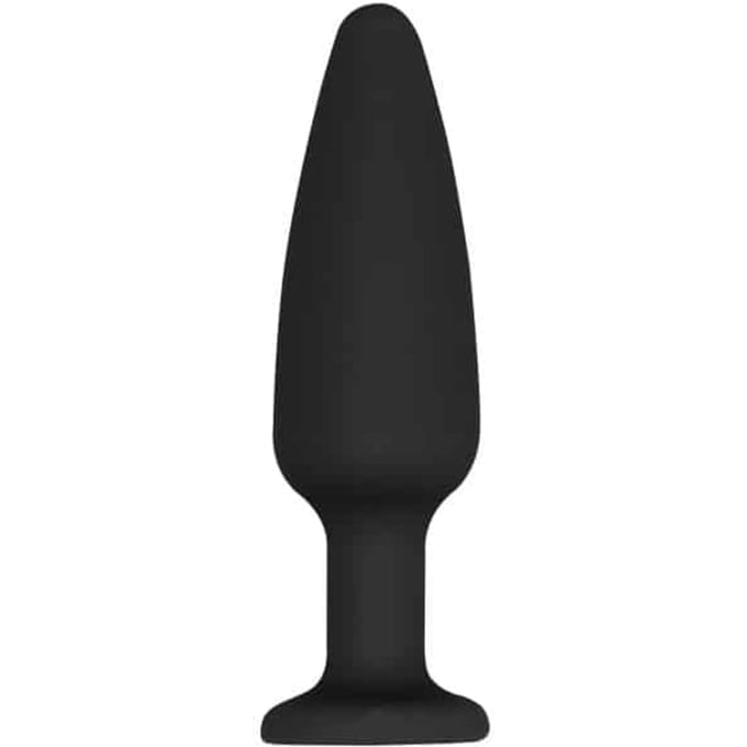 Ouch - Kegelvormige Diamond Butt Plug - Zwart