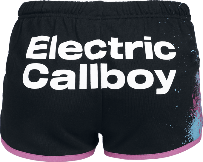Electric Callboy EMP Signature Collection Dames Shorts - zwart/roze - M