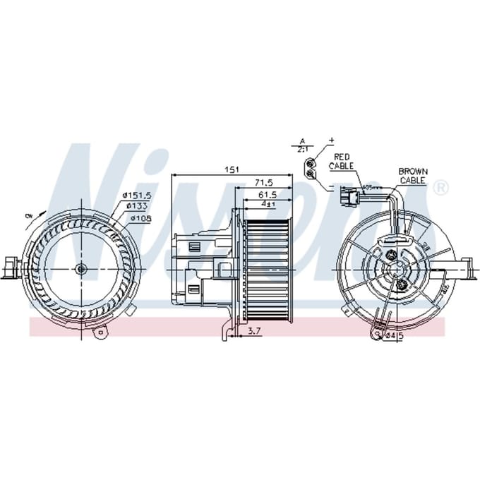 Interieurventilatie NISSENS 87109